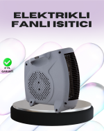 Taşınabilir Fanlı Isıtıcı Elektrikli Termik Korumalı Oda Isıtıcı - Görsel 5