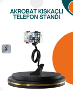 Eller Serbest Kullanım Sağlayan Masaüstü Telefon Tutucu - Görsel 5