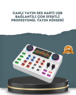 Gürültü Engelleme Özellikli Canlı Yayın Ses Kartı - Görsel 5