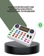 Podcast Karaoke ve Sosyal Medya Yayınları İçin Ses Kartı - Görsel 5