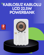 Çoklu Kablo Çıkışlı Taşınabilir Powerbank Kompakt Tasarım - Görsel 5