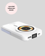 Çoklu Kablo Çıkışlı Taşınabilir Powerbank Kompakt Tasarım - Görsel 2