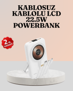 Kablosuz ve Kablolu Şarj Destekli Taşınabilir Powerbank - Görsel 5