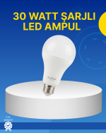 Ev ve İş Yeri İçin Şarjlı LED Ampul - Görsel 5