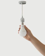 30W Şarjlı LED Ampul E27 Duy %80 Enerji Tasarruflu Soğuk Beyaz - Görsel 4