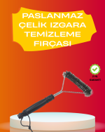 Mangal Izgara Temizleme Fırçası Pas Tutmaz Çelik Telli - Görsel 5
