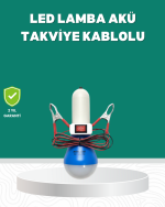Aküden Çalışan 12V LED Ampul Taşınabilir Kullanım - Görsel 5