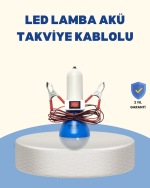 Timsah Kıskaçlı 12V LED Ampul Kamp ve Acil Durum Lambası - Görsel 5
