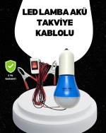 Araç Akü Bağlantılı 12V LED Ampul Pratik Işık Çözümü - Görsel 5