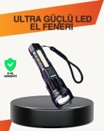 Outdoor ve Acil Durum İçin Güçlü LED El Feneri - Görsel 5