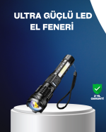 Outdoor ve Acil Durum İçin Güçlü LED El Feneri - Görsel 5