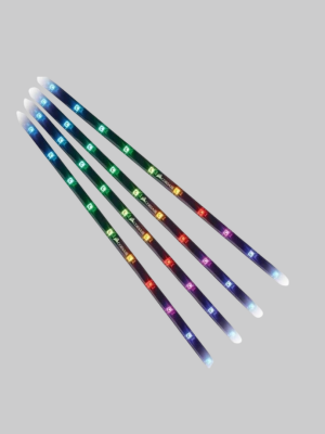 LED Yağmur Işığı Seti 10 Adet Meteor Çubuk Aydınlatma