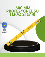 Hassas Ölçüm Sağlayan 600 mm Sarı Su Terazisi - Görsel 5