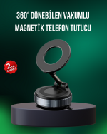 Alüminyum Gövdeli Manyetik Araç İçi Telefon Tutucu - Görsel 5
