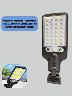 STL616 SENSÖRLÜ SOLAR SOKAK LAMBASI