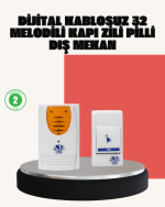 Wireless Kapı Zili Pratik ve Zahmetsiz Günlük Kullanım - Görsel 5