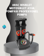 Ayak Basmalı Hava Pompası Şişme Ürünler ve Lastikler İçin - Görsel 5