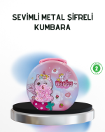 Anahtarlı Çocuk Para Kasası Eğitici ve Dekoratif Tasarım - Görsel 5