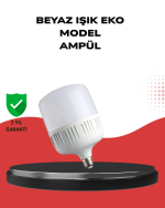 Enerji Tasarruflu Şarjlı LED Ampul 30W Beyaz Işık - Görsel 5