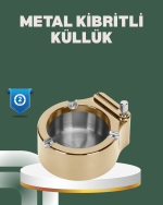 Yeniden Doldurulabilir Çakmaklı Küllük Dayanıklı Yapı - Görsel 5