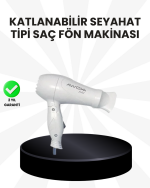 Taşınabilir Fön Makinesi Katlanır Gövde Enerji Tasarruflu - Görsel 5