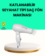 Katlanabilir Seyahat Tipi Saç Kurutma Makinesi Çift Kademeli Ayar - Görsel 5