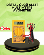 Profesyonel Dijital Multimetre Volt Amper Direnç Ölçümü - Görsel 5