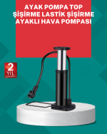 Manuel Ayak Pompası Extra Güçlü Lastik Şişirme Pompası - Görsel 5