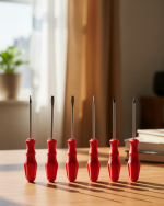 Düz ve Yıldız Başlıklı 7li Tornavida Seti Ergonomik Tutma - Görsel 5