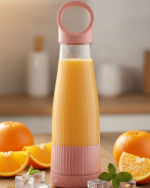 USB Şarjlı Taşınabilir Smoothie ve Meyve Blender - Görsel 5