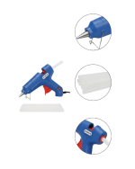 Pratik Kullanımlı 60 W Silikon Tabancası 11 mm Silikon Uyumlu 5 Silikon - Görsel 2