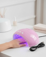 Ultraviyole Işıklı 15 Ledli 45W Oje Kurutucu Makine Pembe - Görsel 5