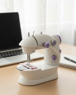 Ev Tipi Mini Dikiş Makinesi Ayarlanabilir Hız ve Işıklı - Görsel 5