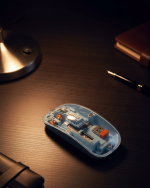 800 1600 DPI Ayarlanabilir Mavi Kablosuz Mouse Pilli - Görsel 5