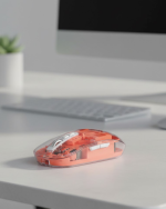 Sessiz Tıklamalı Şeffaf Mouse Bluetooth ve USB Uyumlu - Görsel 5