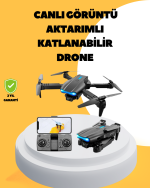 Wifi FPV Canlı Görüntü Aktarımlı Katlanabilir Drone - Görsel 5