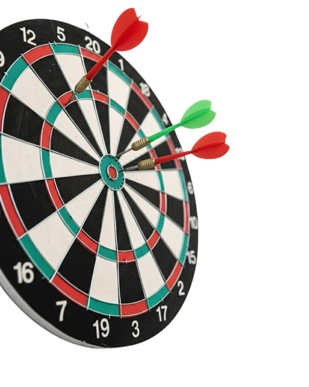 1257042_7-43.png Kaliteli Ahşap 15 İnç Dart Tahtası Kolay Montajlı 4 Ok - Görsel 1