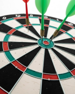 Şık Tasarımlı 15 İnç Dart Tahtası Metal Uçlu 4 Ok Seti - Görsel 4