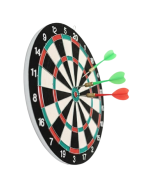 Şık Tasarımlı 15 İnç Dart Tahtası Metal Uçlu 4 Ok Seti - Görsel 3