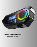 Bluetooth 5.4 Kablosuz Hoparlör IP65 Su Geçirmez ve 40 Saat Uzun Pil Ömürlü - Görsel 2