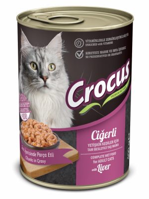 CROCUS YETIŞKIN KEDI CIĞERLI YAŞ MAMA 400 GR