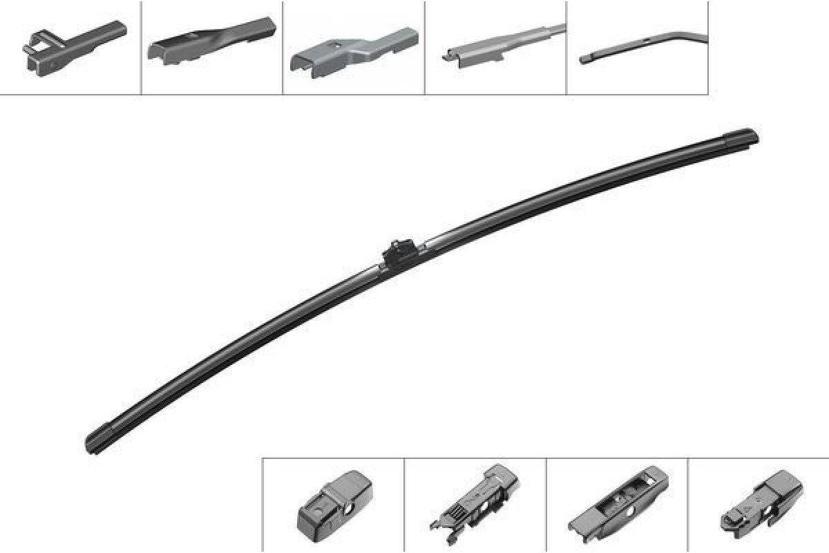 1804075_67301_495214805.jpg SİLECEK SÜPÜRGESİ MUZ TİP 650MM UNIVERSAL 4 APARATLI TEKLİ AEROTWİN PLUS - Görsel 1