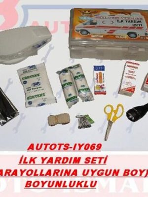 İLK YARDIM SETİ KARAYOLLARINA UYGUN BOY BOYUNLUKLU HIRDAVAT
