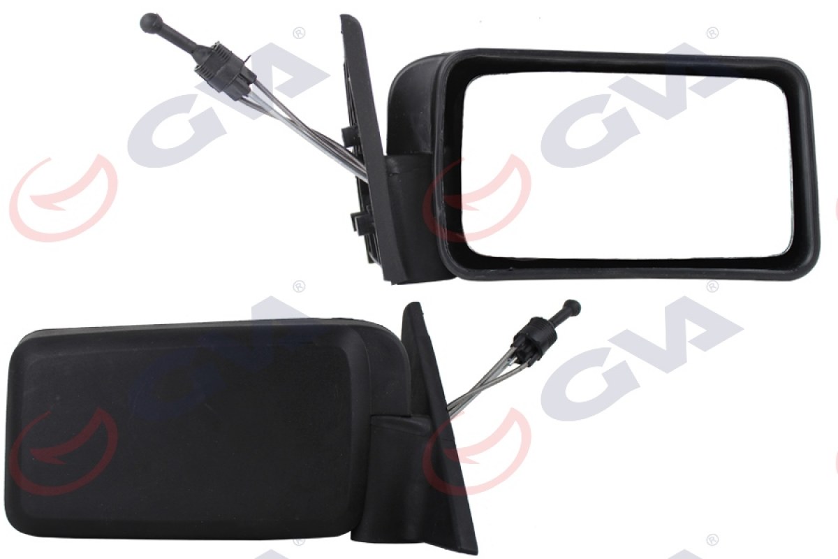 1811226_248901_728624567.jpg DIŞ DİKİZ AYNASI SAĞ RENAULT 9/11 92 MEKANİK KUMANDALI - Görsel 1