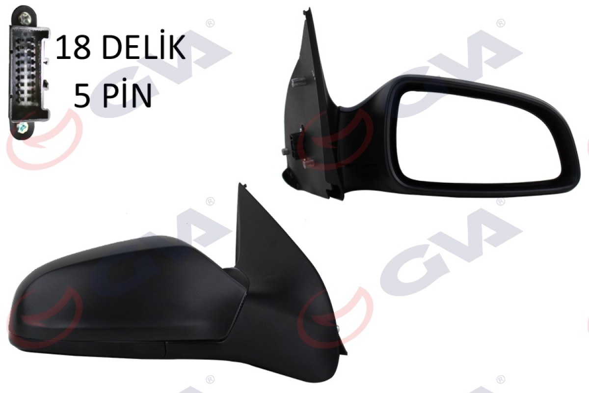 1811803_251779_203981157.jpg DIŞ DİKİZ AYNASI SAĞ ASTRA H 04 ELEKTRİKLİ ISITMALI KONVEKS 5 FİŞ VM-968EHR - Görsel 1