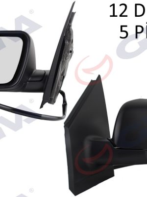 DIŞ DİKİZ AYNASI SOL POLO 02 ELEKTRİKLİ ISITMALI ASFERİK 5 FİŞ VM-194EHAL