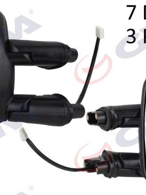 DIŞ DİKİZ AYNASI SAĞ DOBLO 01 ELEKTRİKLİ ISITMALI ASTARLI KONVEKS 5 FİŞ VM-666EHPR