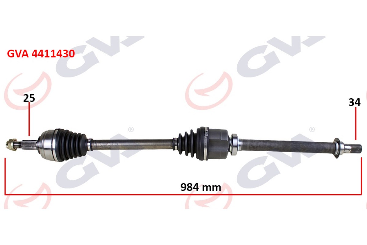 1812459_255052_686377892.jpg KOMPLE AKS SAĞ RENAULT FLUENCE 09- MEGANE IV 1.5 DCİ 6 VİTES AUTO. 984mm - Görsel 1