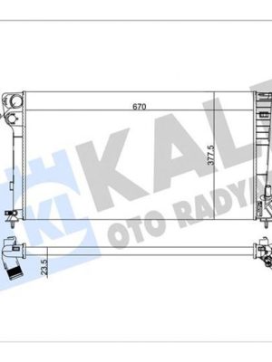 MOTOR SU RADYATÖRÜ [ PEUGEOT PARTNER, 306 1.9D DW8 1998-2002, CITROEN BERLINGO, XSARA 2 SIRA AL ]