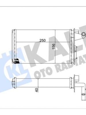 KALORİFER RADYATÖRÜ TEMPRA-TIPO 1.6 16V SX-A -145 (95-01)146 (94-01)155 (92-97) (2SIRA AL+PL)